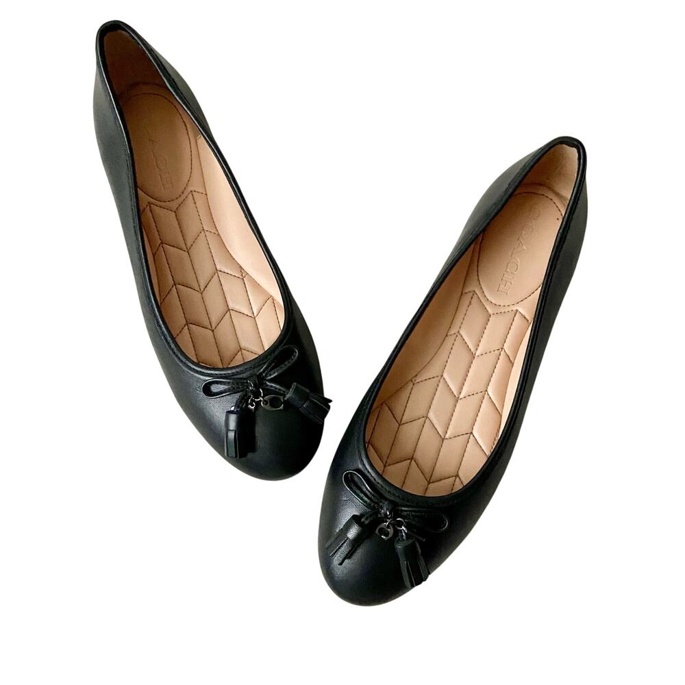 Coach Benni Leather Flats